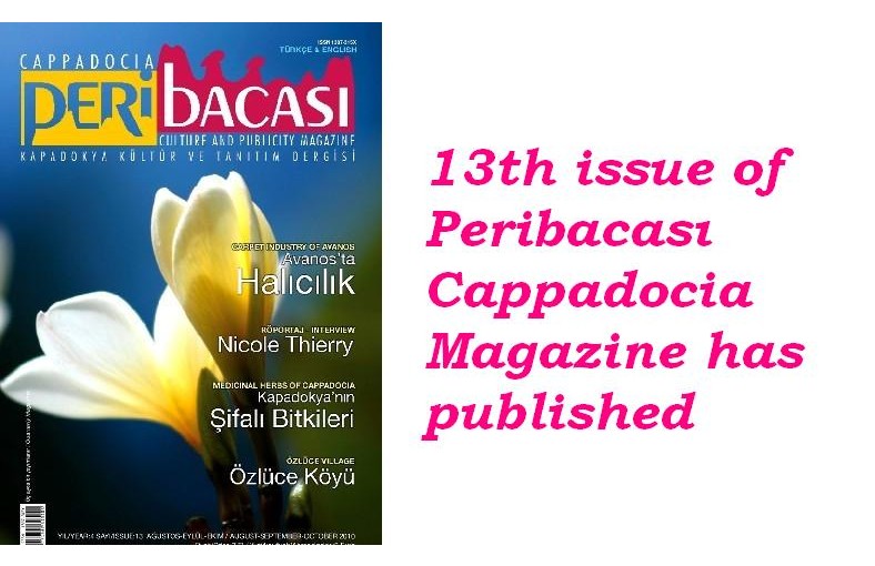 13th issue of Peribacas Cappadocia Magazine has published