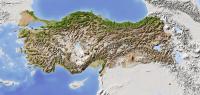 Turkey Map from satellite