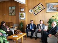 At municipal office together with Vehbi Vakkasolu
Photo: Ercan Kll