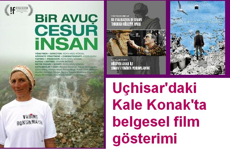 Uçhisar’daki Kale Konak Cave Hotel’de belgesel film gösterimi