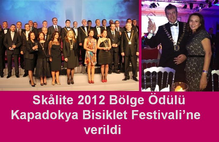Skålite 2012 Bölge Ödülü Kapadokya Bisiklet Festivali’ne verildi