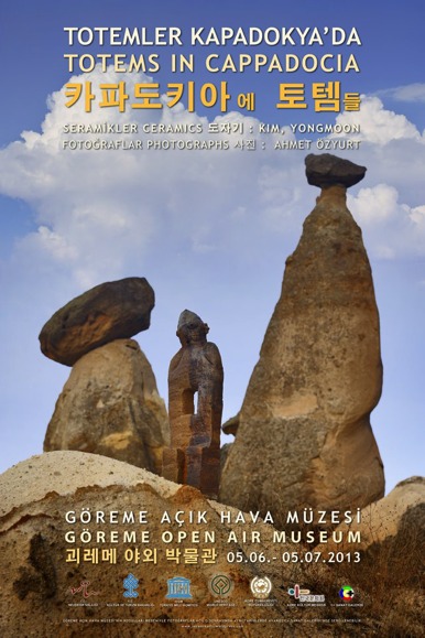 Totemler Kapadokyada sergisi Göreme Açık Hava Müzesinde açılacak