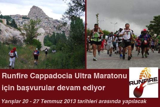 Runfire Cappadocia Ultra Maratonu için başvurular devam ediyor