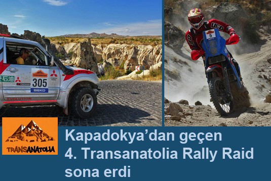 Kapadokya’dan geçen 4. Transanatolia Rally Raid sona erdi