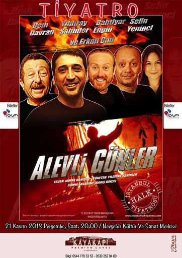 İstanbul Halk Tiyatrosu “Alevli Günler” oyunuyla Kapadokya’ya geliyor