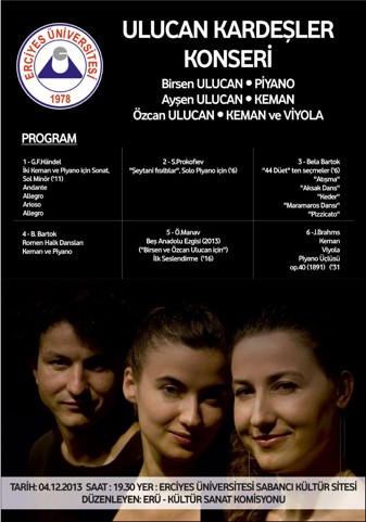 Ulucan Kardeşler Kayseri’de konser verecek