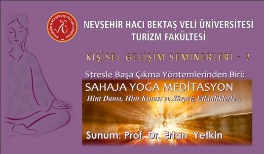 NEÜ’de Sahaja Yoga Meditasyon Semineri