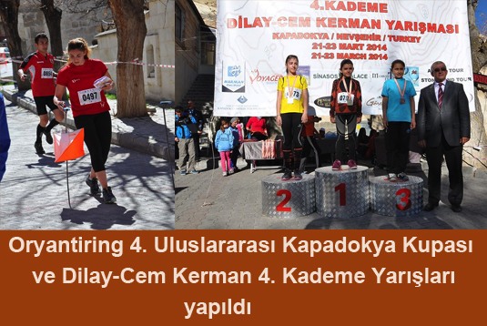 Oryantiring 4. Uluslararası Kapadokya Kupası Yarışları yapıldı