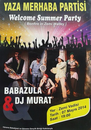 BaBa ZuLa Göremede konser verecek