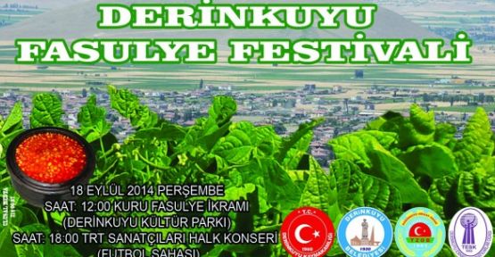 Derinkuyuda Fasulye Festivali yapılacak