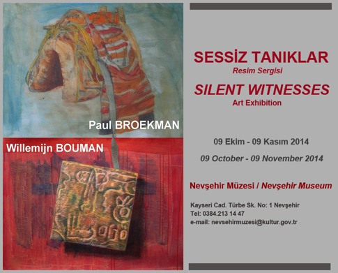 Hollandalı ressamlar Bouman ve Broekmandan resim sergisi