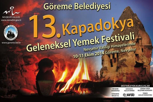 13. Kapadokya Geleneksel Yemek Festivali Göremede yapılacak