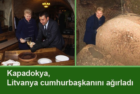 Kapadokya, Litvanya cumhurbaşkanını ağırladı