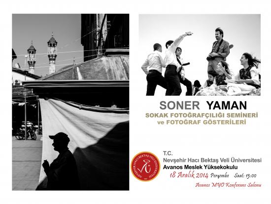 Belgesel fotoğrafçı Soner Yaman NEÜ Avanos MYOda seminer verecek