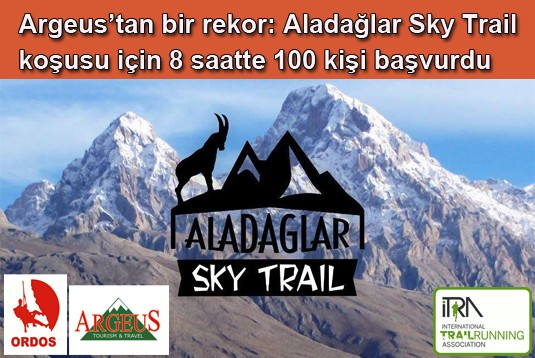 Argeustan bir rekor: Aladağlar Sky Trail koşusu için 8 saatte 100 kişi başvurdu