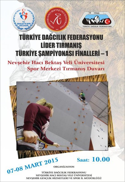 Lider Tırmanış Türkiye Şampiyonası Finalleri Kapadokyada yapılacak