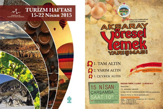 Turizm haftasında Yöresel Yemek Yarışmaları yapılacak