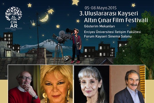 3. Uluslararası Kayseri Altın Çınar Film Festivali başlıyor