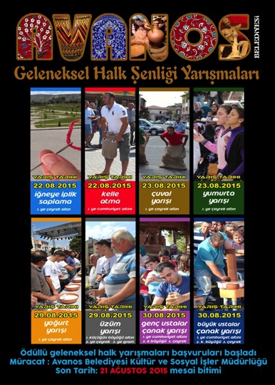 Avanos Halk Şenliklerinin geleneksel yarışmaları için kayıtlar başladı