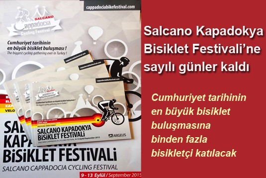 Salcano Kapadokya Bisiklet Festivaline sayılı günler kaldı