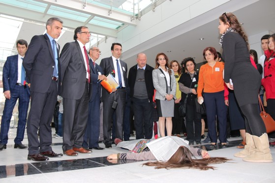 NÜKÇAMın Kadına Yönelik Şiddetle Mücadele Günü etkinlikleri yapıldı