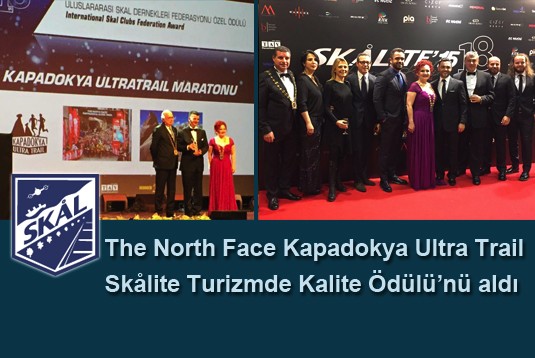 The North Face Kapadokya Ultra Trail, Skålite Turizmde Kalite Ödülünü aldı