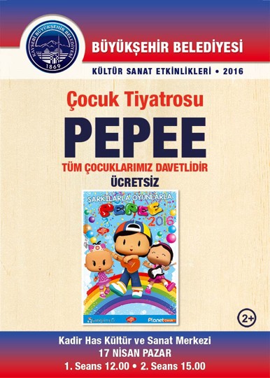 Çocukların sevgilisi Pepee Kayseride