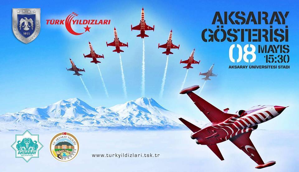 Aksarayda Türk Yıldızları Uçuş Gösterisi yapılacak