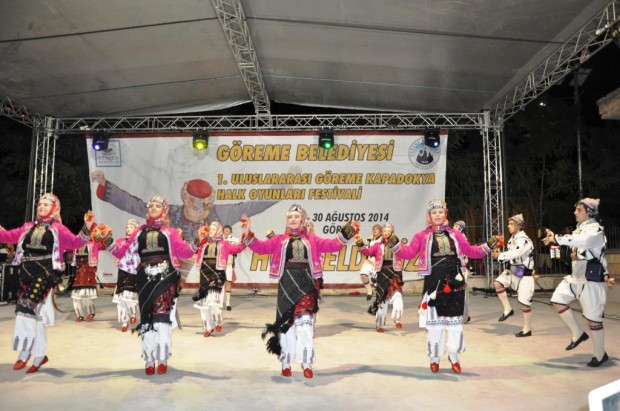 3. Uluslararası Göreme Kapadokya Halk Oyunları Festivali başlıyor