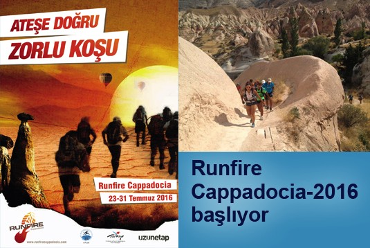 Runfire Cappadocia-2016 başlıyor