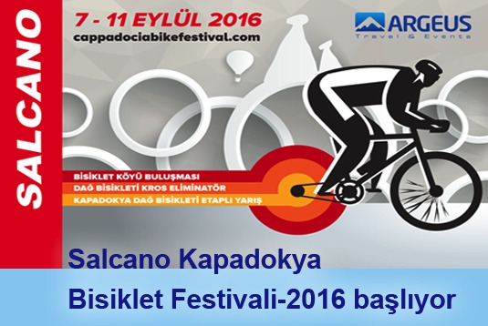 Salcano Kapadokya Bisiklet Festivali-2016 başlıyor