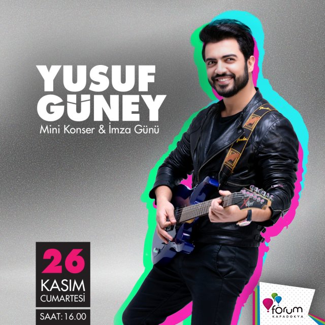 Forum Kapadokya AVM, 7. yaşını Yusuf Güney konseriyle kutlayacak