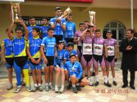 Kapadokya Bisiklet SK üçüncülük ödülünü alırken